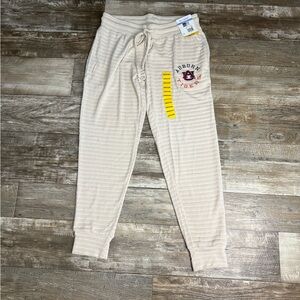 Auburn Tigers Women’s Cream Joggers Size Medium